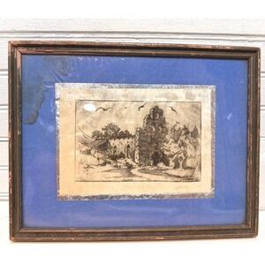 Laxeiro, Jose Otero Abeledo Framed Lithograph‎ Drawing